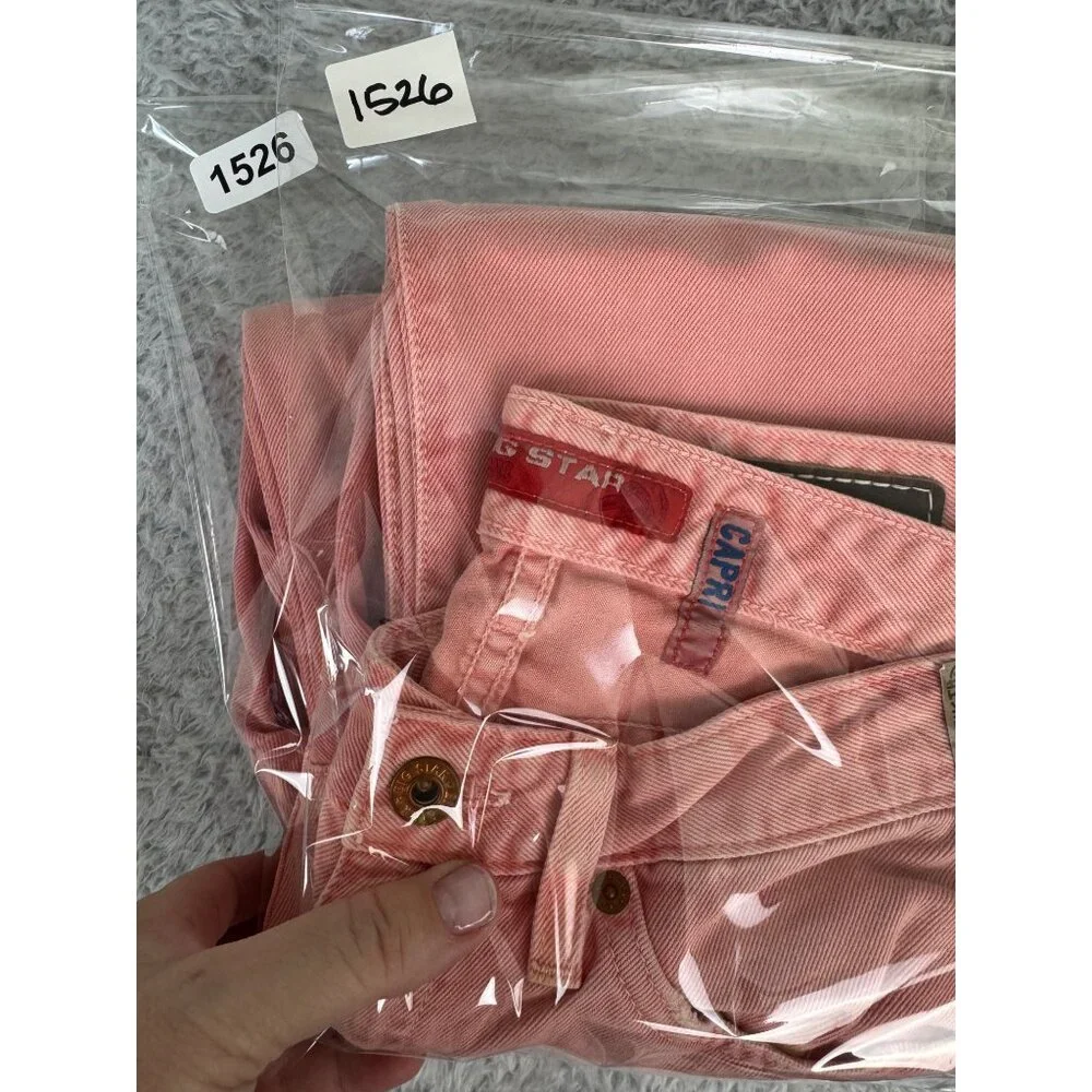 Big Star Womens Pink Capri Pants NWT Size 24 Made In USA Cotton Blend - Picture 12 of 12